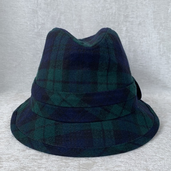Pendleton Virgin Wool Tartan Fedora Check Plaid Hat NWT - Picture 2 of 12